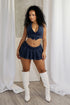 Twinkle You On Fuzzy Glitter Top & Skirt SET